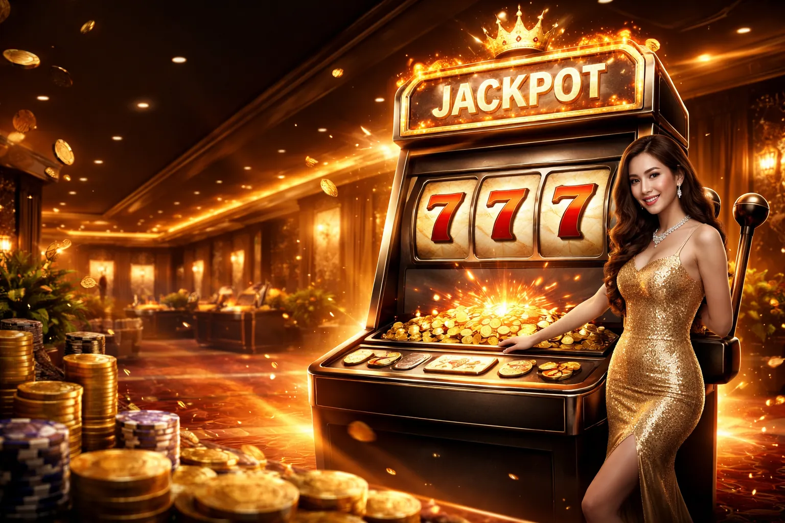 Hình ảnh slot game hy88 với các máy nổ hũ đầy màu sắc
